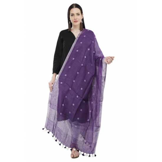 Linen by Linen Weaving Buta Designer Dupatta for Girls & Women Linen by Linen Weaving Buta Designer Dupatta for Girls & Women