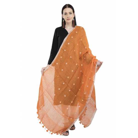 Linen by Linen Weaving Buta Designer Dupatta for Girls & Women Linen by Linen Weaving Buta Designer Dupatta for Girls & Women