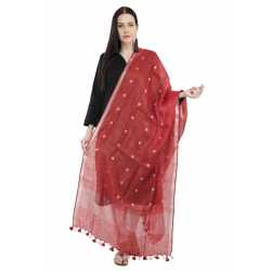 Linen by Linen Weaving Buta Designer Dupatta for Girls & Women