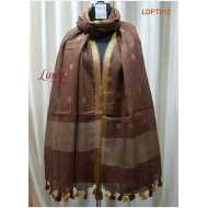 Linen by Linen Weaving Buta Designer Dupatta for Girls & Women