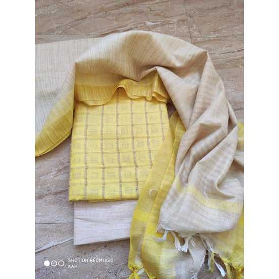 Unstitched Cotton Dupian Fabrics Suit-piece Unstitched Cotton Dupian Fabrics Suit-piece