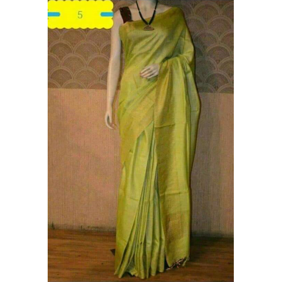 100% Pure Munga Tussar Silk Saree with Running Blouse Piece 100% Pure Munga Tussar Silk Saree with Running Blouse Piece