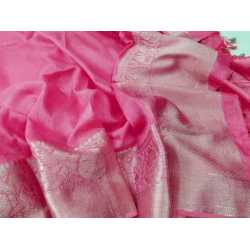Beautiful Designer Kota by Linen Jacquard Weaving Banarasi Saree