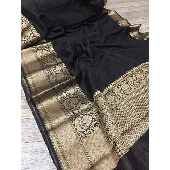 Beautiful Designer Kota by Linen Jacquard Weaving Banarasi Saree Beautiful Designer Kota by Linen Jacquard Weaving Banarasi Saree