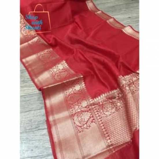 Beautiful Designer Kota by Linen Jacquard Weaving Banarasi Saree Beautiful Designer Kota by Linen Jacquard Weaving Banarasi Saree