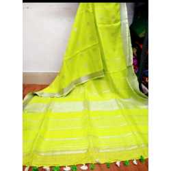 Linen by Linen Buta Weaving Saree