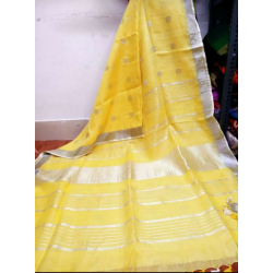 Linen by Linen Buta Weaving Saree