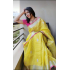 Beautiful Embroidered Designer Linen by Linen Saree