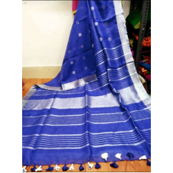 Linen by Linen Buta Weaving Saree