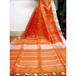 Linen by Linen Buta Weaving Saree