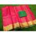 100% Pure Linen by Linen Saree with Running Blouse Piece