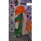 Designer Batik Print Kota by Slub Saree with Running Blouse Piece